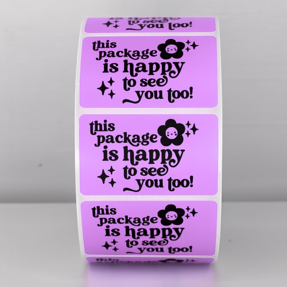 This Package Is Happy To See You Too Sticker | 8 COLORS TO CHOOSE FROM - Picture 7 of 11